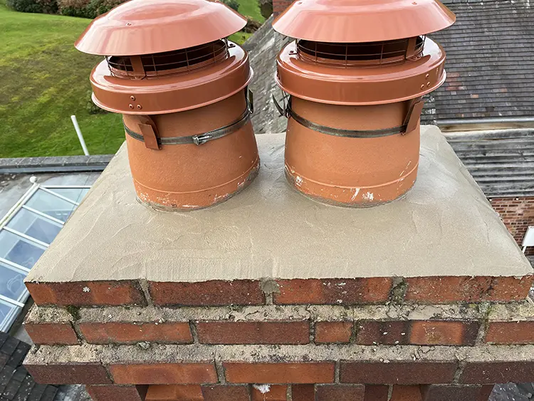 After chimney repair