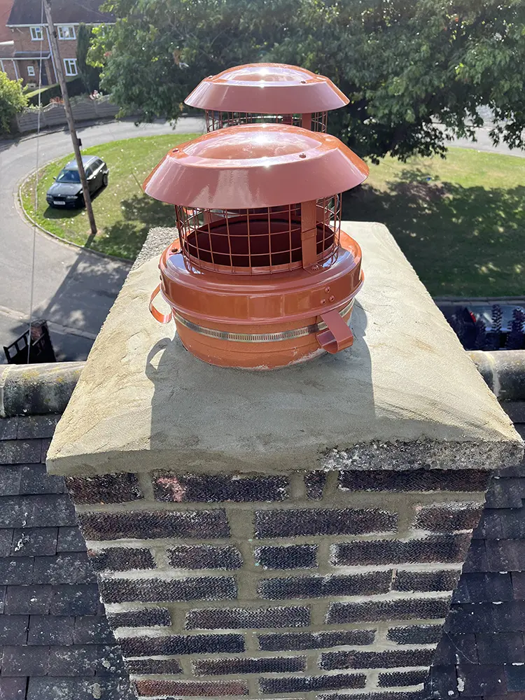 Chimney repair after image